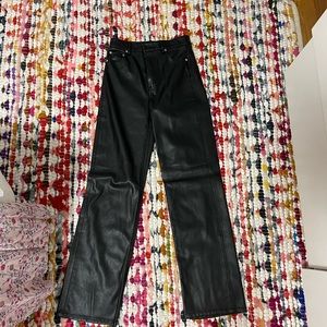 Zara leather pants